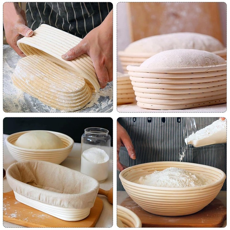 Bread Proofing Basket, Banneton Basket Sourdough Proofing Baskets, Proofing Bowls