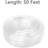Eastrans 50ft x 1/8" ID Clear Vinyl Tubing, Flexible Hybrid