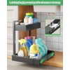 UMDONX Sink Kitchen Organiser 2-Tier Under Sink Shelf | Pull-out