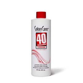 Salon Care 40 Volume Creme Developer, Strong Lift Formula, Easy to Handle Cream Consistency, Can Be Used as a Bleach Booster, 16 oz
