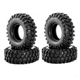 KINGCOO Pneumatici RC per auto, 4 pezzi RC Crawler in gomma da 1,9 pollici, per 1:10 RC Rock Crawler Parti per Axial SCX10 D90 TF2 TRX4 Tamiya Redcat Traxxas Gen8 (108 mm), 1.9REIFEN