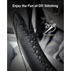 Belinous Leather Steering Wheel Cover, Hand-Stitch on Wrap, Steering Wrap