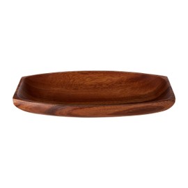 Premier Housewares 1104600 Acacia Wood Oval Serving Dish, 5 x 30 x 15 cm , Brown