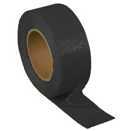 SCYSYSL Reflective Pavement Marking Tape Slip-Resistant and Durable, Heavy-Duty Rubber Base for Outdoor Applications, Perfect for Driveways, Walkways, and Parking Areas (Black, 2 Inch X 18 Feet)