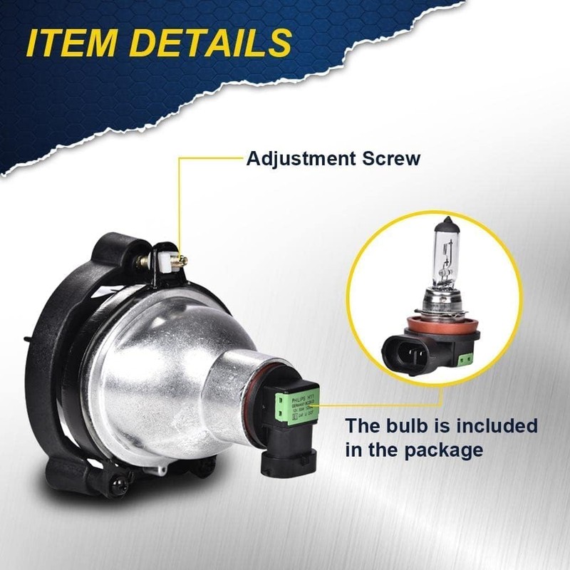 DOTCOM Front Fog Lights Driving Lamps Compatible with Chevy Equinox