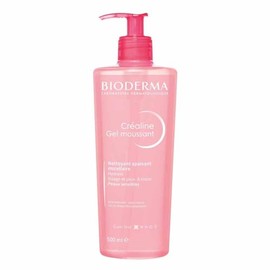 BIODERMA Créaline Foaming Gel - Micellar Cleanser without Soap - Gentle Cleansing for Face and Eyes - Sensitive Skin - 500 ml Pump Bottle