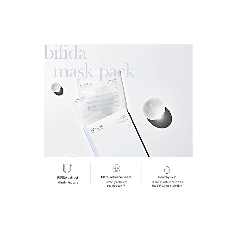 MIXSOON Bifida Mask Pack - Set de 5 Mascarillas Faciales