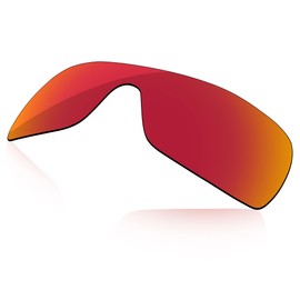 LenzReborn Polarised Lens Replacement for Oakley Offshoot OO9190 Sunglasses - More Options, Fire Red + Ice Blue