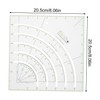 LIFKOME Multifunctional Transparent Acrylic Sewing Ruler Quilting Cutter with Measurement