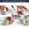 100pcs Mini Union Jack Cupcake Cases Baking Cups, Paper Muffin