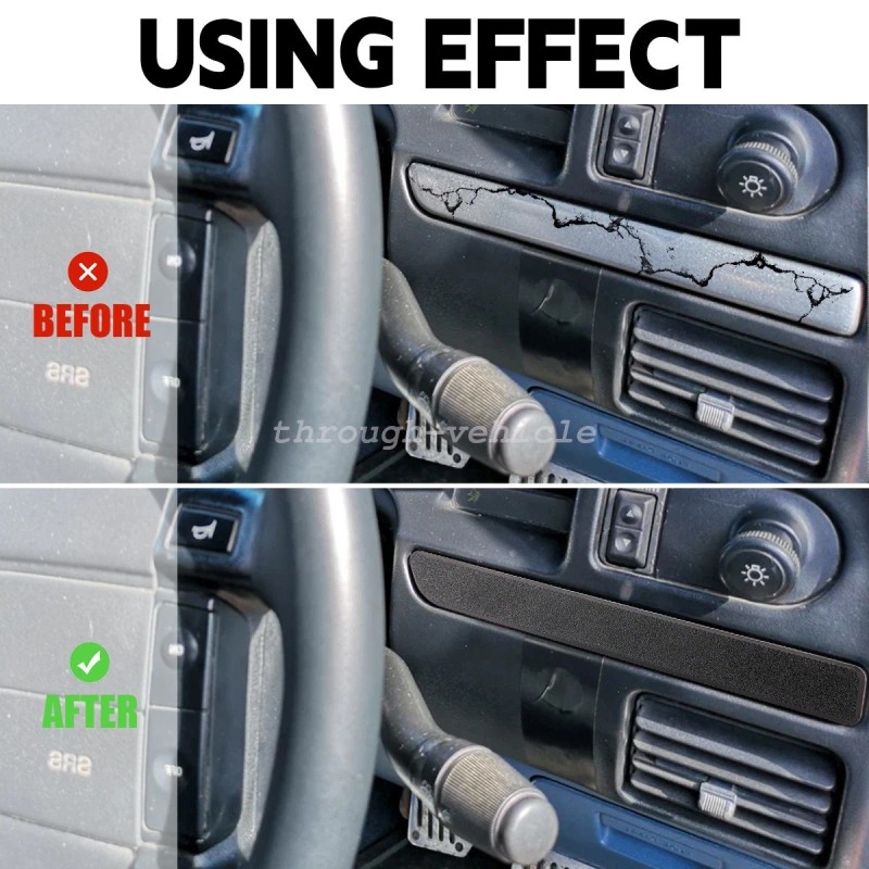 JERBOR Dashboard Panel Bezel Inserts Replace For Ford F150 F250