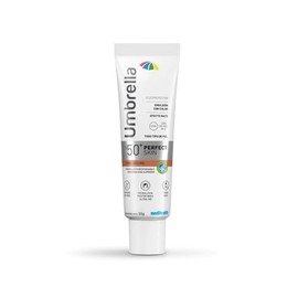Umbrella Perfect Skin tono oscuro  base fluida con Foto protector solar facial SPF 50  corrector de imperfecciones de la piel  todo tipo de piel...   