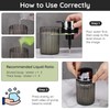 Tavvke 2 Pack Foaming Soap Dispenser Set, Refillable Plastic Hand