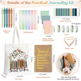 35 Pcs Social Worker Appreciation Gift Set for Bsw Msw Dsw Lcsw