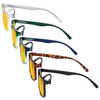 Eyekepper 5 Pack Blue Light Blocking Reading Glasses Square Computer