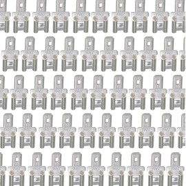 QTY50 F2 TO F1 STEP-DOWN TIN-PLATED TERMINAL ADAPTER 0.250 FEM TO 0.187 MALE