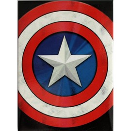 Magnet The Avengers Classic Captain America Shield, 2.5 x 3.5"