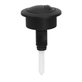 HAFRILY Toilet Flush Button Adjustable Toilet Push Button Flush Replacement, Dual Flush Toilet Push Button for Twyford Optima 49, 39-42mm(Black)