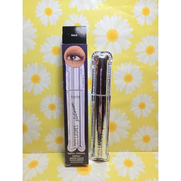 Tarte Lights, Camera, Lashes PLATINUM Mascara 0.31 oz Full Size