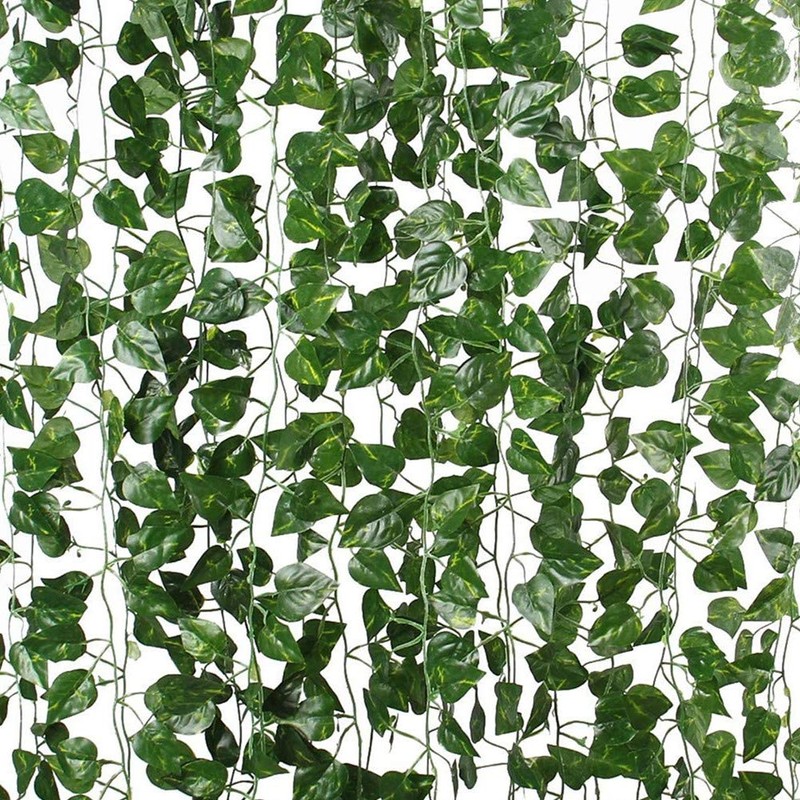 ZWYOQI 84 feet Artificial Vines Greenery Garland Fake Hanging Leaves