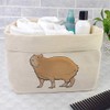 Azeeda Large 'Capybara' Canvas Organiser/Storage Bag (OR00015841)
