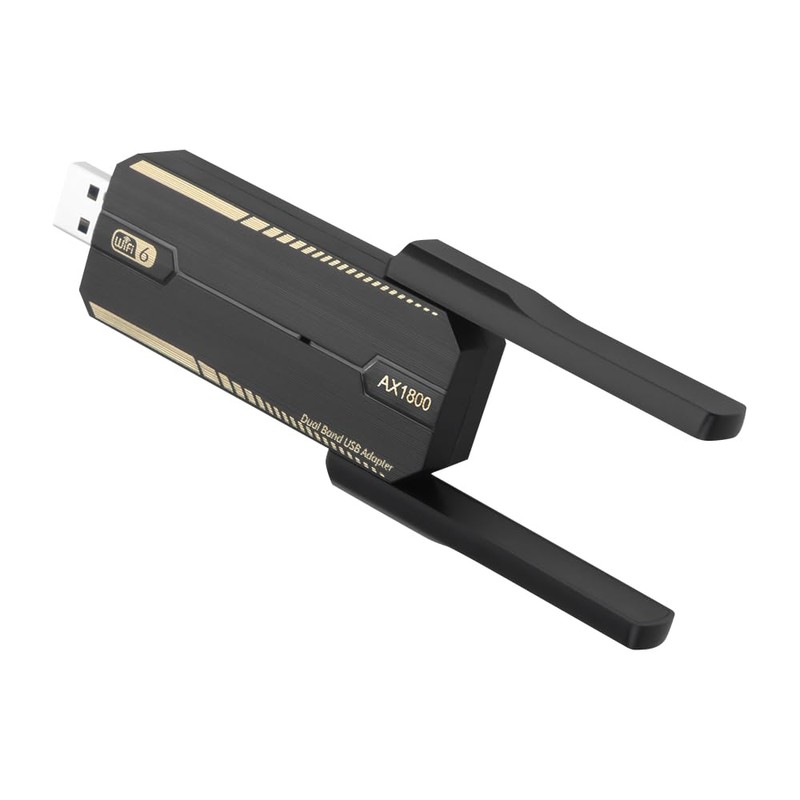 AX1800 WiFi 6 USB Adapter, Dual Band 2.4G+5G Wireless Network