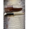 Carl Thomas Leathers Custom Cross Draw Knife Sheath Fits Buck