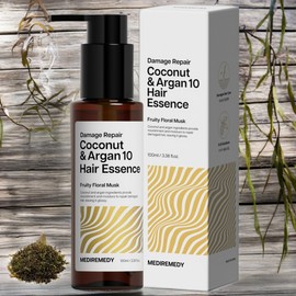 Medi Remedy Hair Elasticity Nutrition Supply Naturally Derived Coconut & Argan 10 Extremely Damaged Hair Essence 2 Pieces 100ml / 메디레머디 모발탄력 영양공급 자연유래 코코넛 앤 아르간 10 극손상 헤어 에센스 2개 100ml