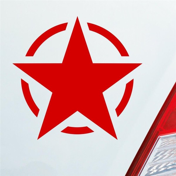 Car Sticker US Army Star USA America 10.2 x 9.7