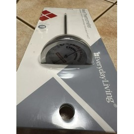 EverydayLiving Meat Thermometer Dual Scales Stainless Steel 120-200F