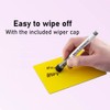 25 Writable Magnets 15 x 10 cm with Whiteboard Marker