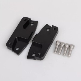 Unbranded Black 21" Front Fender Riser Relocator Mount For Harley Road Glide Ultra FLTRU