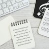 6 Pack Music Mini Notebooks A7 Small Pocket Blank Memo
