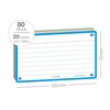 Oxford Flash Cards, Revision Cards, Assorted Colours, Ruled, 7.5 x