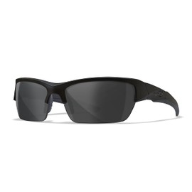 Wiley X Sunglasses VALOR 2.5 Frame Shield Black Ops - Matte Black,Size 70/18 / 120