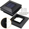 MAGGIFT 15 Lumen Solar Post Lights, Outdoor Post Cap Light