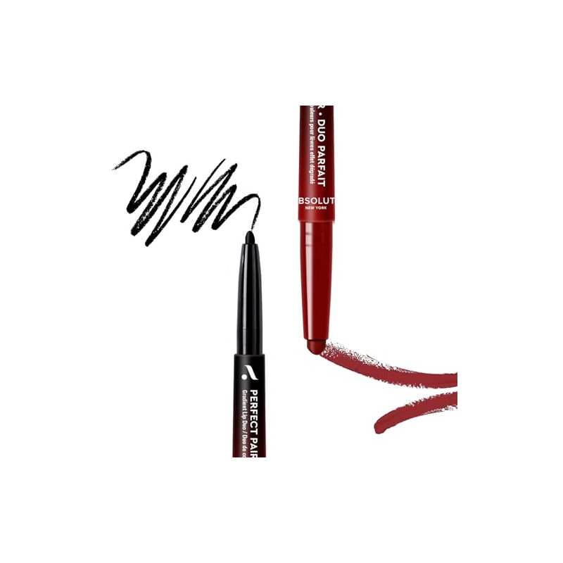 Absolute New York- Dúo labial Perfect Pair ALD09 Fatal Rouge