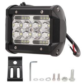 4in LED Offroad Light 60W 6000LM IP67 Waterproof PMMA Lens Universal Floodlight for Truck SUV ATV Boat