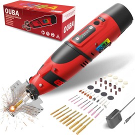 Electric Chainsaw Sharpener Kit - Cordless Chain Saw Sharpener Tool 53 PCS Sharpener Accessories, with Diamond Sharpening Wheels, Wrench for All Chainsaw Chains