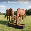 Geelin 4 Pcs 11 Gallon Large Capacity Livestock Water Trough