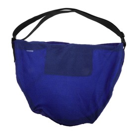 Totority Portable Basketball Bag with Mesh Pockets for Sports Equipment Storage for Soccer Volleyball More Comfortable Crossbody Design Large Capacity for Beach Gym Use