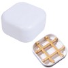 1 Pack Bamboo Soap Dishes for Bar Soap Holders for