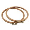 2 Pack 7 Inch Embroidery Hoop, Guofa Beech Wood Cross