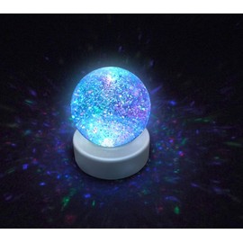 Playlearn SWGB Glitter Ball snow globe with LED color changing Mood Light