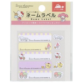 Misasa Name Label Sanrio Characters Iron On Type 1180