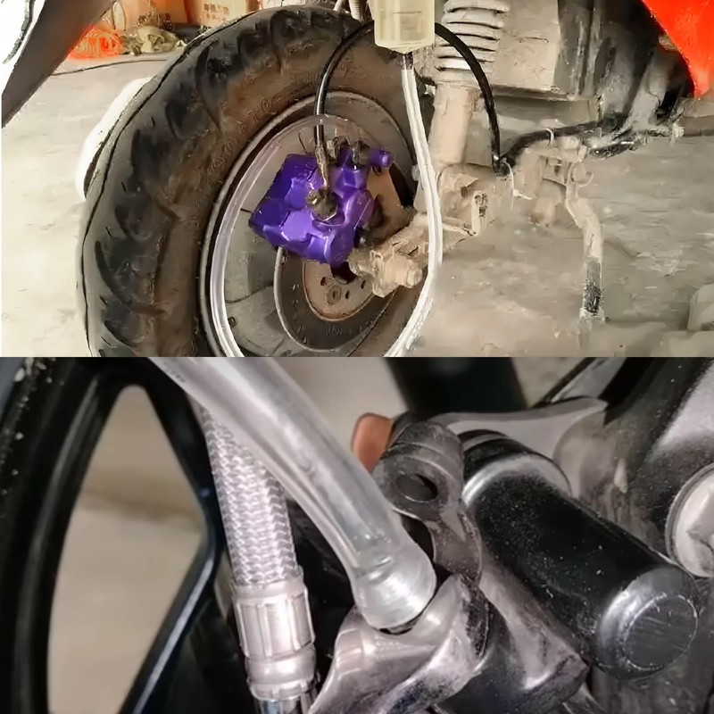 Ojeemii Brake Bleed Kit, Hydraulic Disc Brake Bleeding Kit Motorcycle