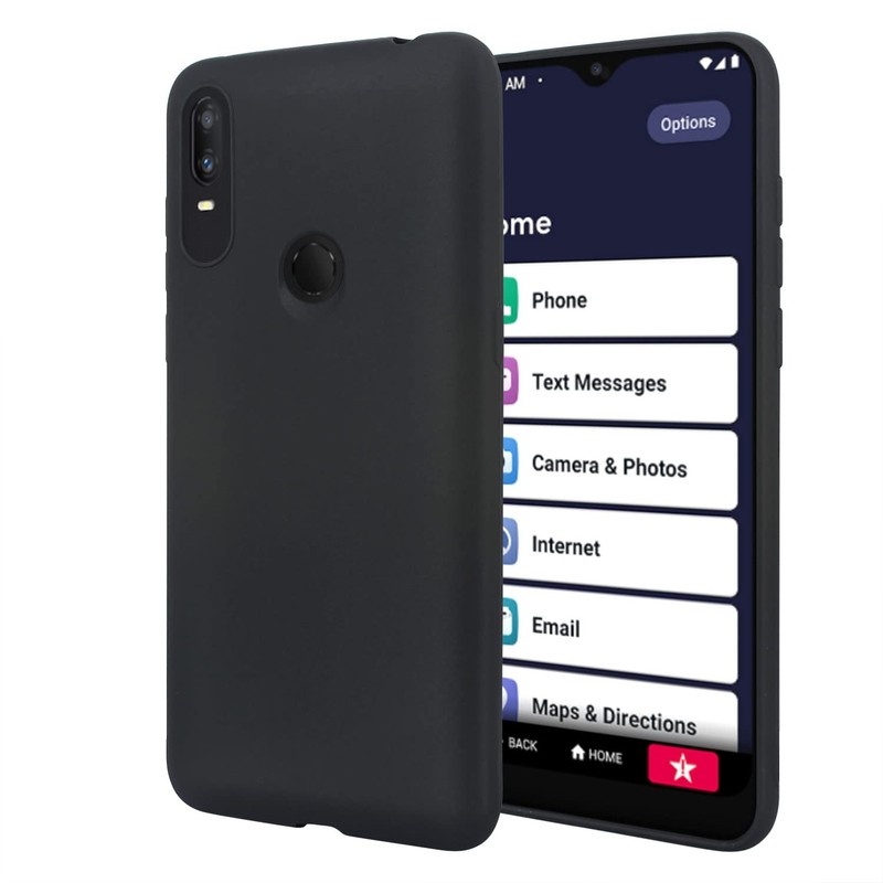 Lacass Jitterbug Smart3 Case, Silicone Soft TPU Bumper Flex and