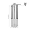 Hand Crank Coffee Grinder Multifunctional Stainless Steel and Ceramic Manual