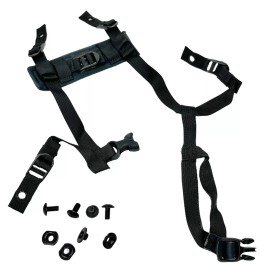 Team Wendy Black Team Wendy Standard H Nape Combat Helmet Chinstrap ACH MICH ECH 4-Point