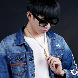 HUANIAN Dragon Sword Bullet Shape Canister Capsule Memorial Keepsake Pendant Cremation Ash Urn Necklace for Men